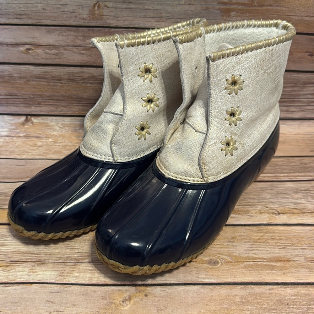 JACK ROGERS Duck Boots “Chloe” Size 10